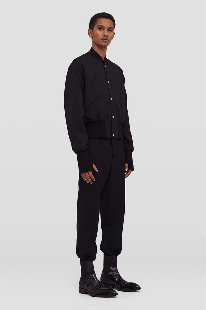 JIL SANDER ブラック ボンバージャケット