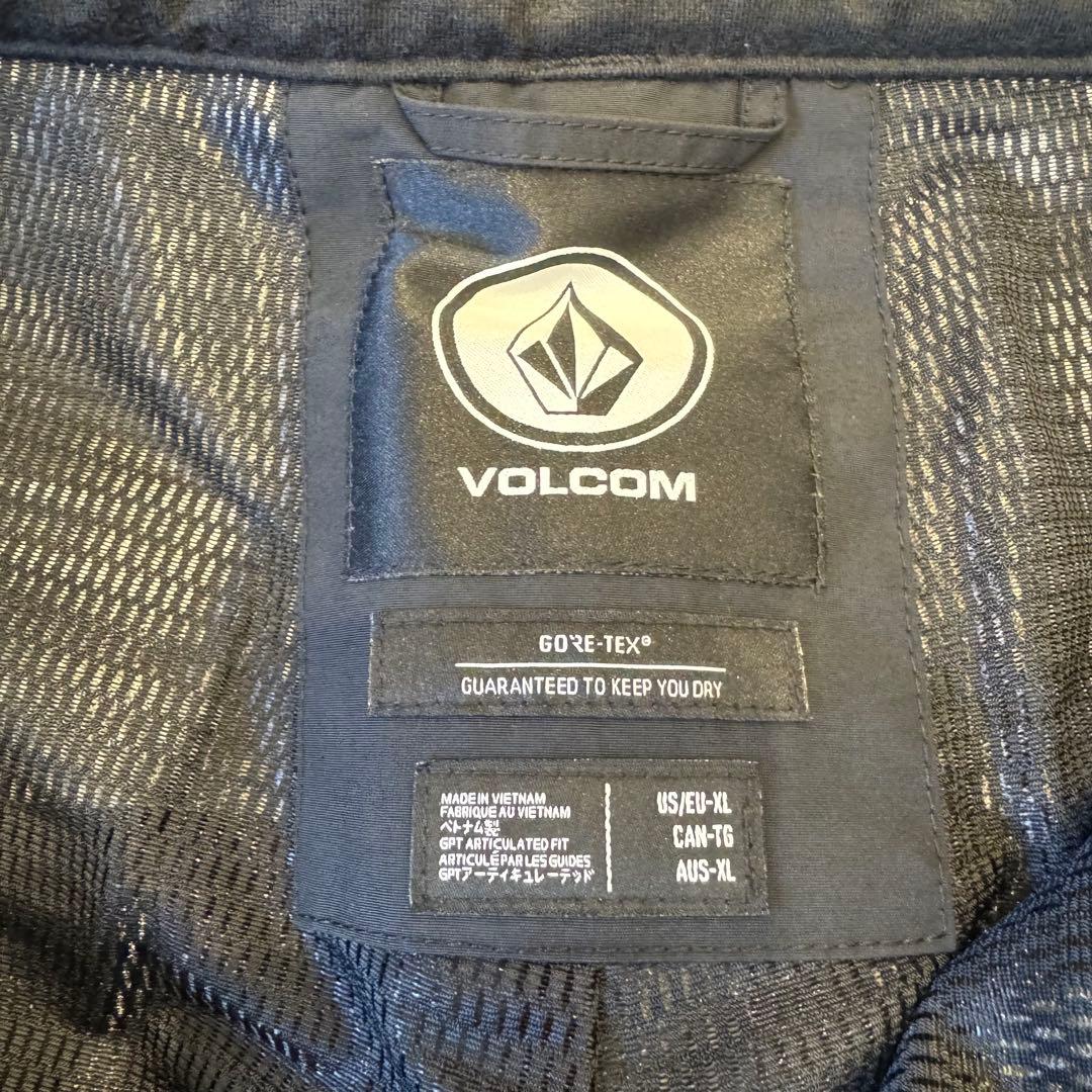 VOLCOM ボルコム ゴアテックス スノーボードウェア パンツUS XL 黒