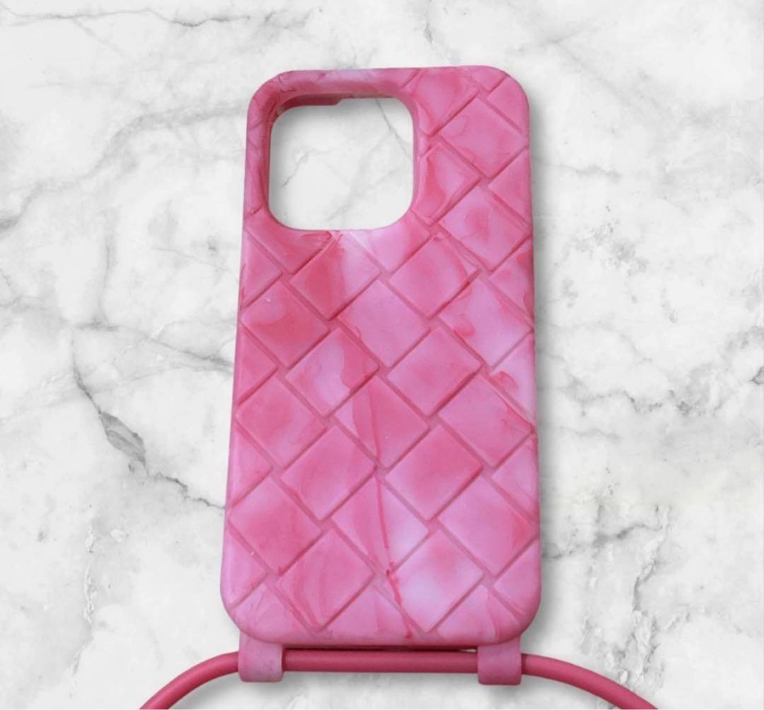 希少✨️ボッテガヴェネタ　iPhone 14 PRO ケース　イントレチャート