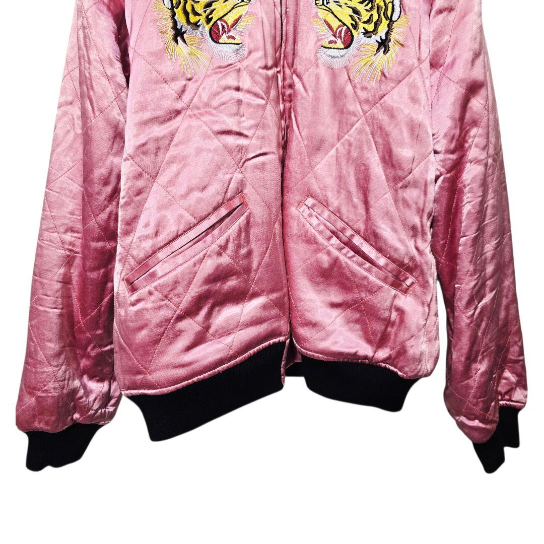 ディズニー リバーシブル スカジャン 別珍 ベロア　ミッキー 刺繍 希少カラー