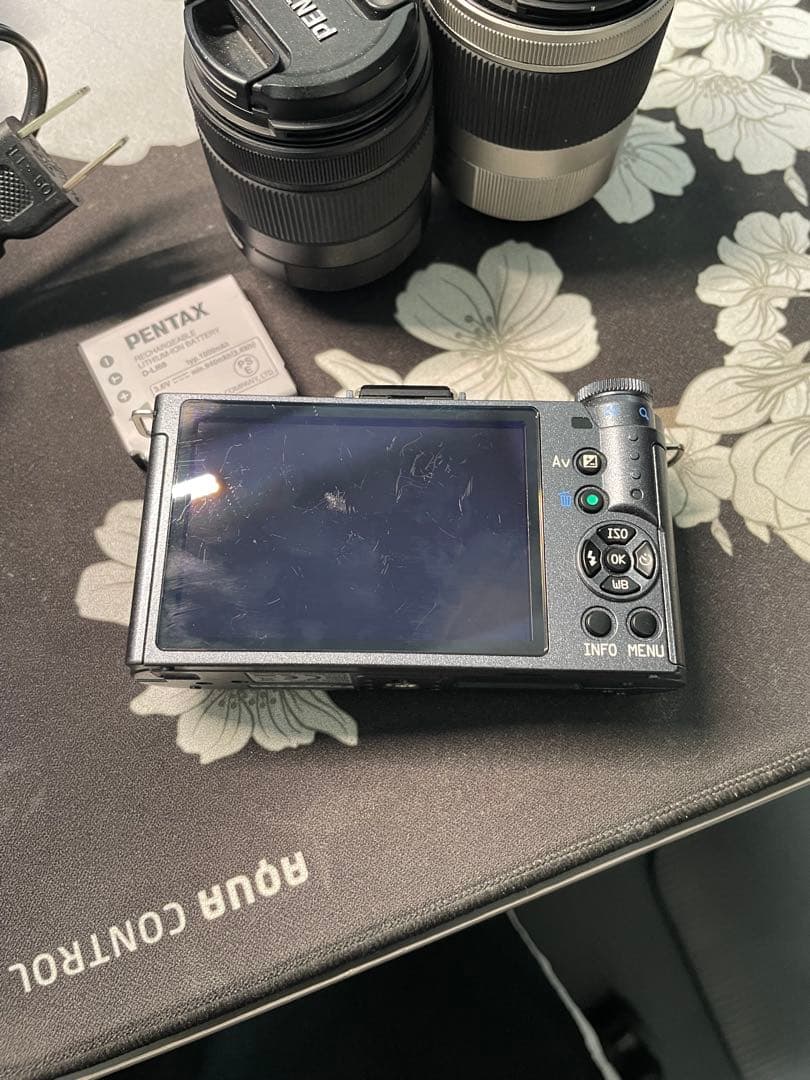 PENTAX ミラーレス一眼 カメラ 2レンズ付き