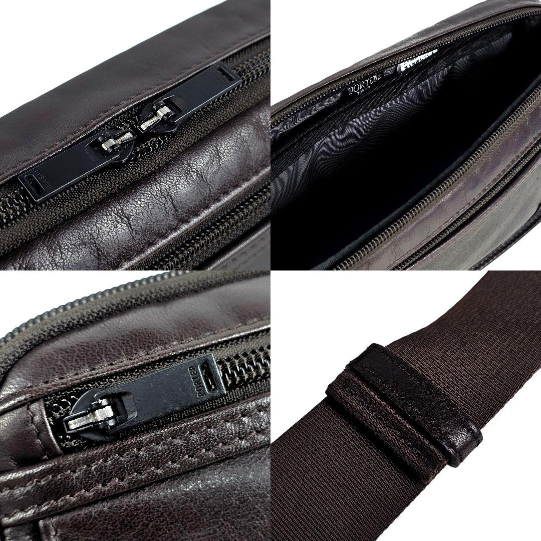 美品 ポーター PORTER 吉田カバン アメイズ ウエストバッグ ボディバッグ