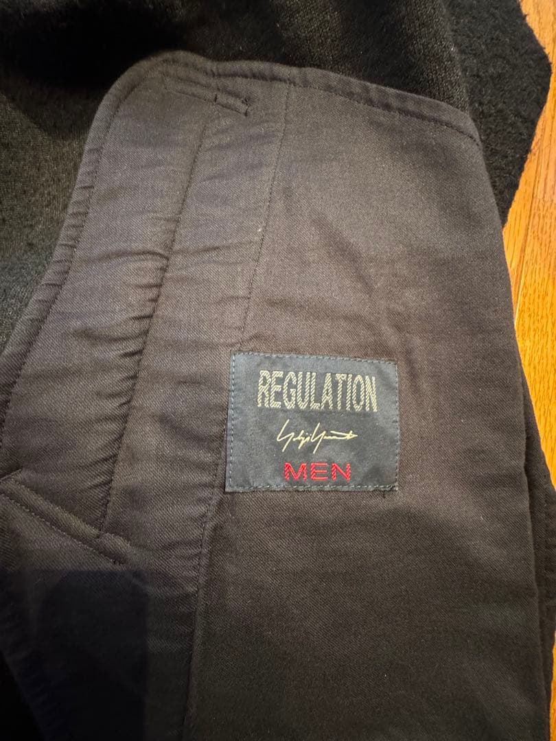 yohji yamamoto フード付き黒ロングコート