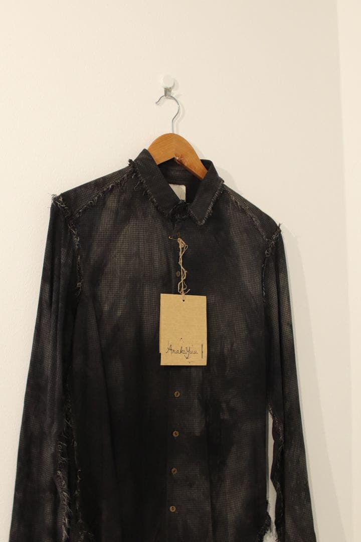 Arakiyuu シルクシャツ　黒