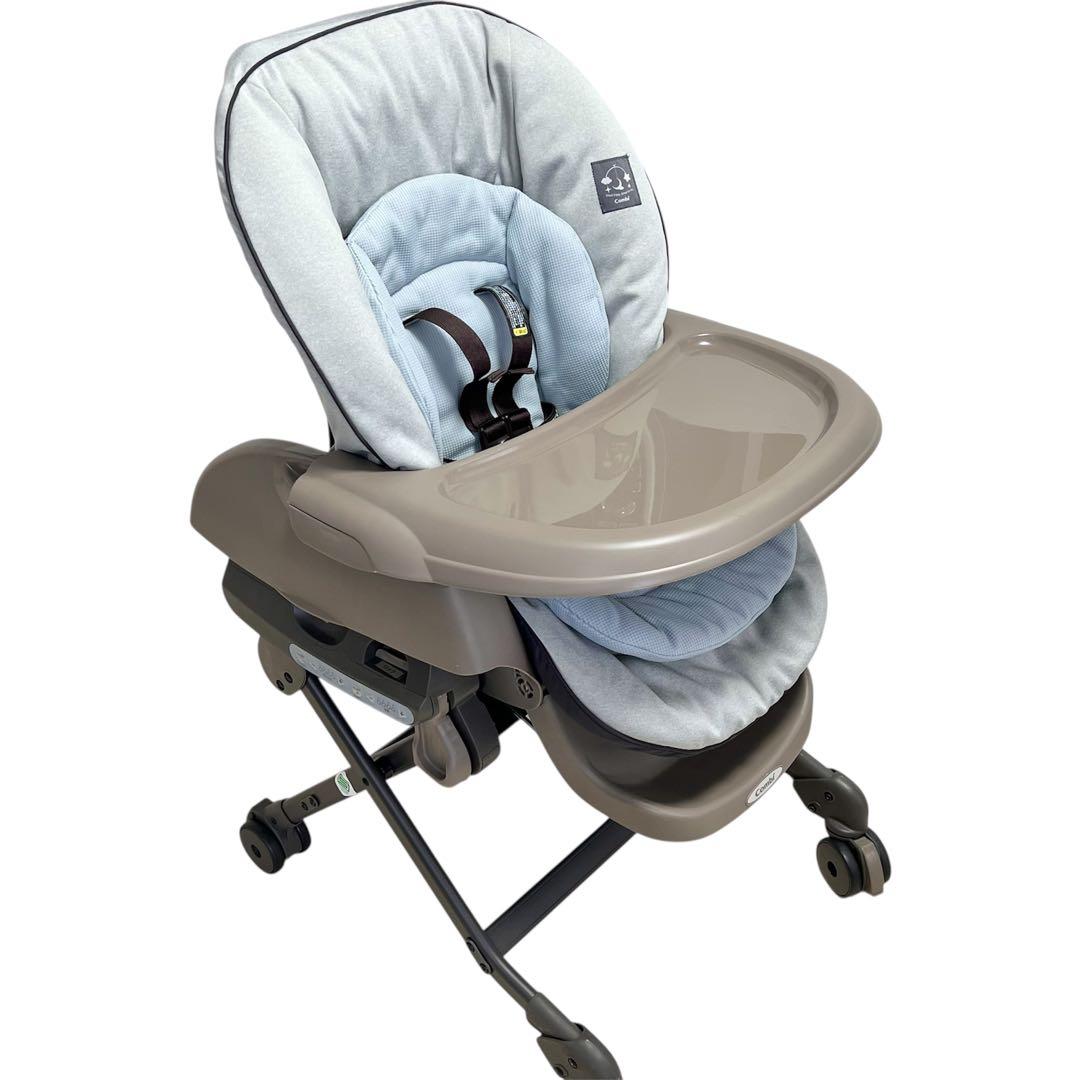 コンビ ネムリラ AUTO SWING LM ミントグレー　電動ハイローチェア