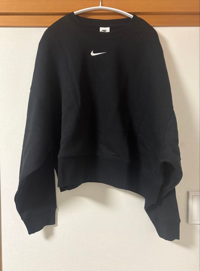 ナイキ オーバーサイズ 黒 スウェット セットアップ ジョガー Lサイズ