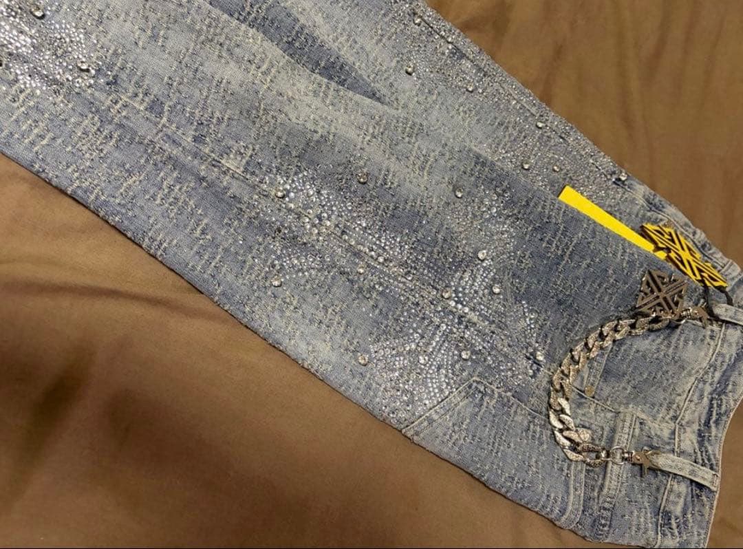 GUAPI スリムフィットデニム 32