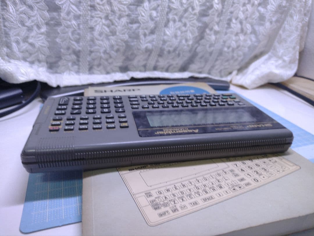 SHARP PC-G830 ポケットコンピュータ 取扱説明書付き ポケコン