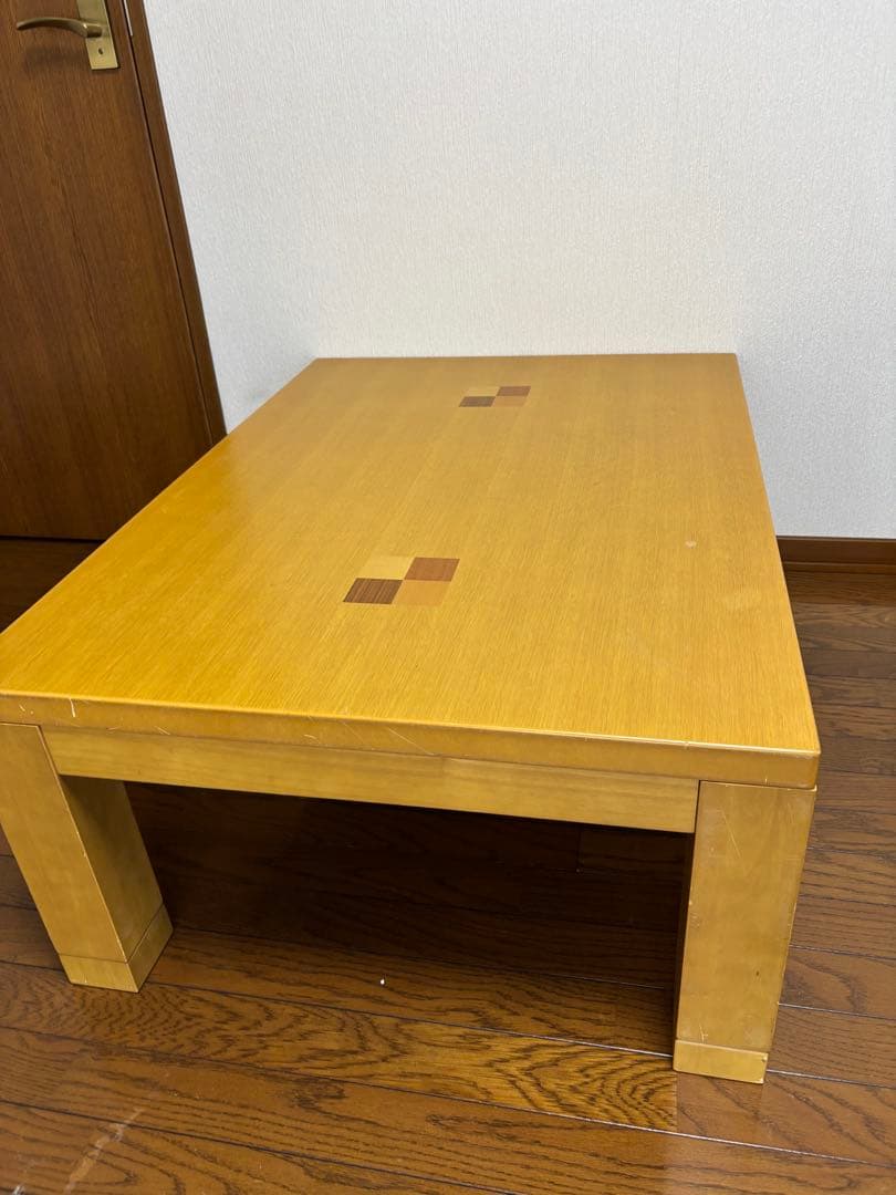 木製モダンデザイン こたつ