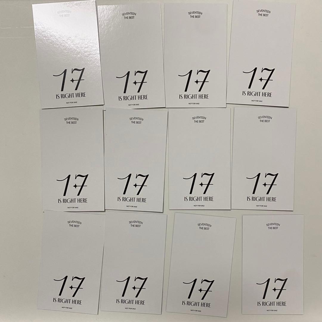 SEVENTEEN 17 IS RIGHT HERE ユニバ特典 トレカ