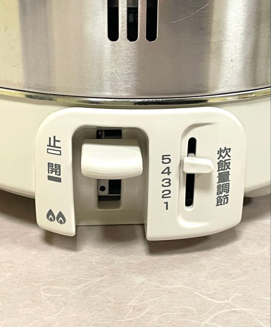 A847 美品❗️5合都市ガスパロマガス炊飯器