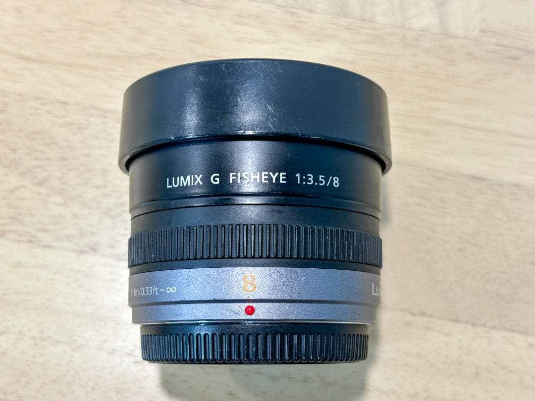 パナソニック LUMIX G FISHEYE 8mm/F3.5 H-F008