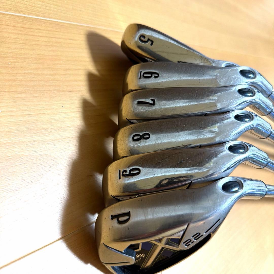 キャロウェイ　X-22 アイアン　6本セット