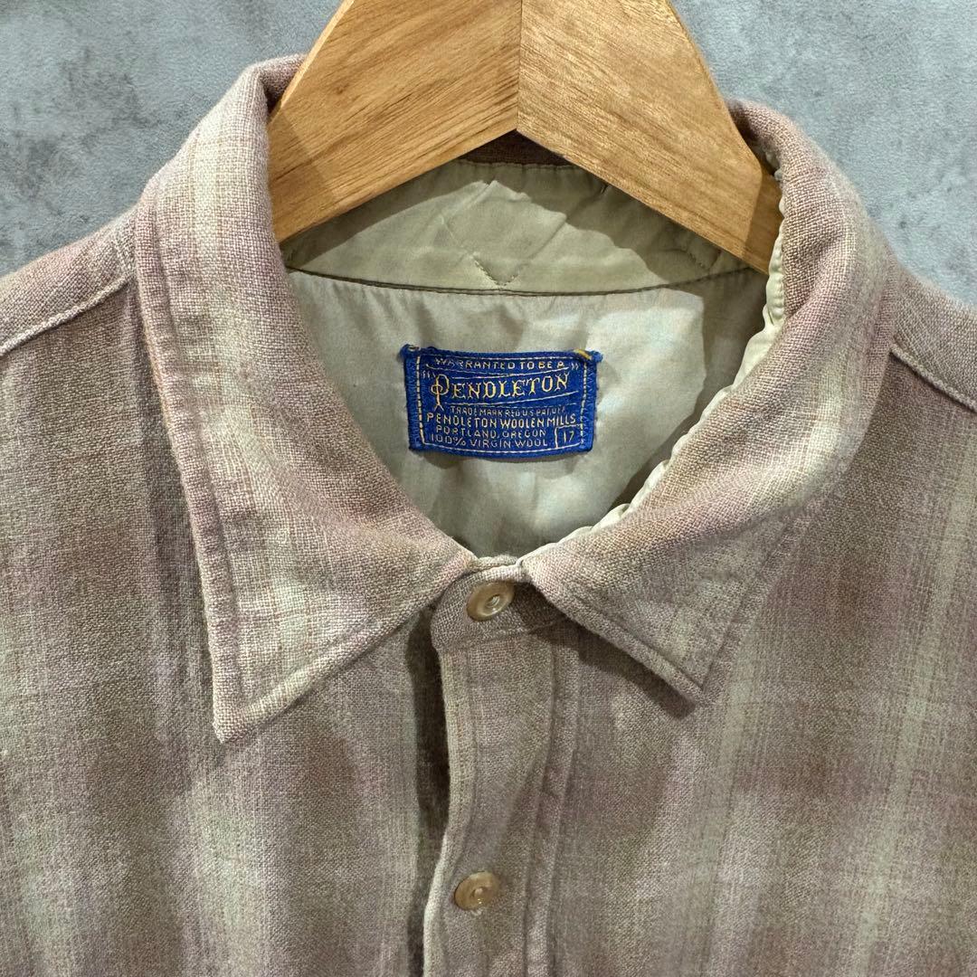 50s pendleton shirt 好配色 オンブレ シャドー チェック