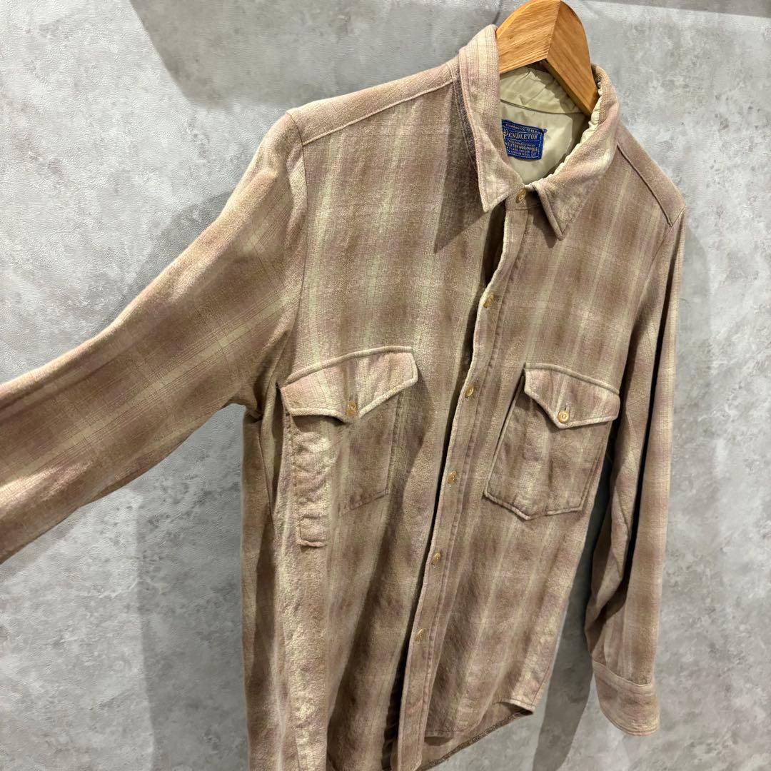50s pendleton shirt 好配色 オンブレ シャドー チェック