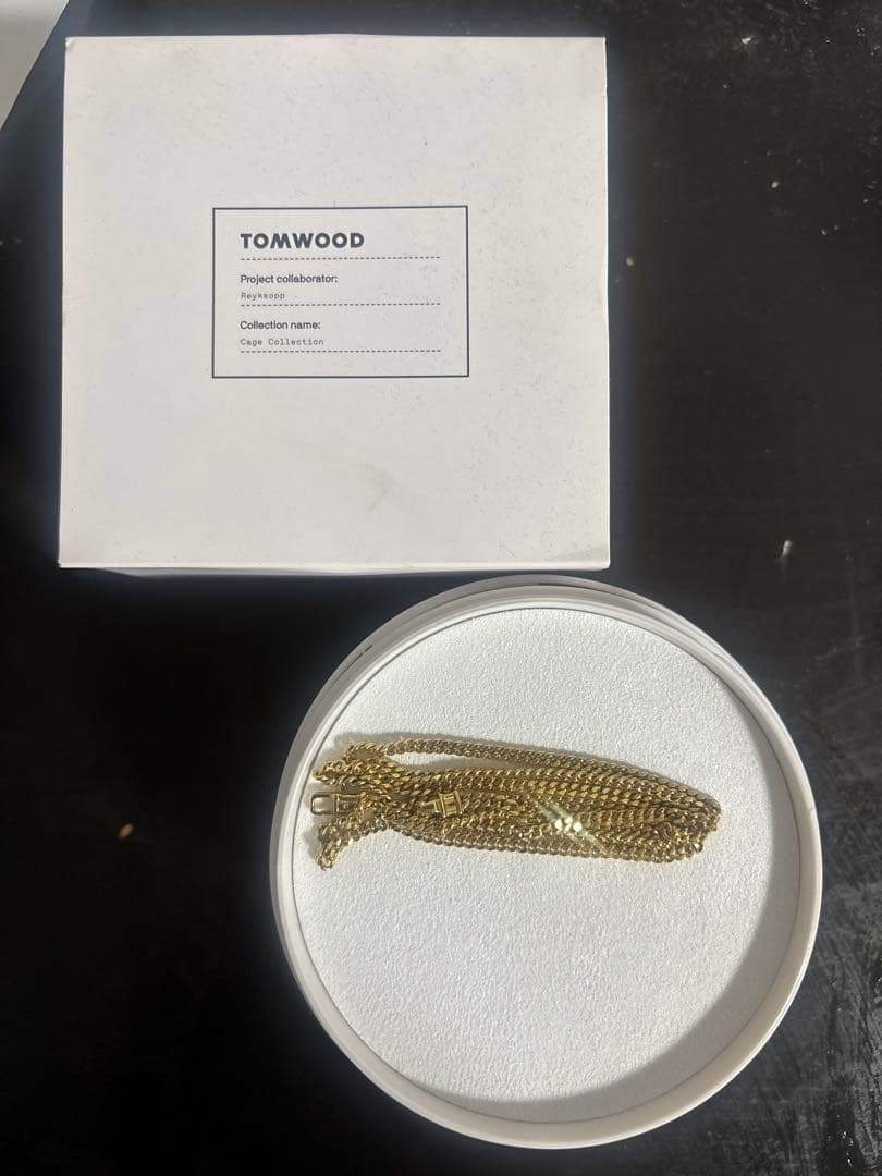 TOMWOOD Curb Chain M Gold ネックレス