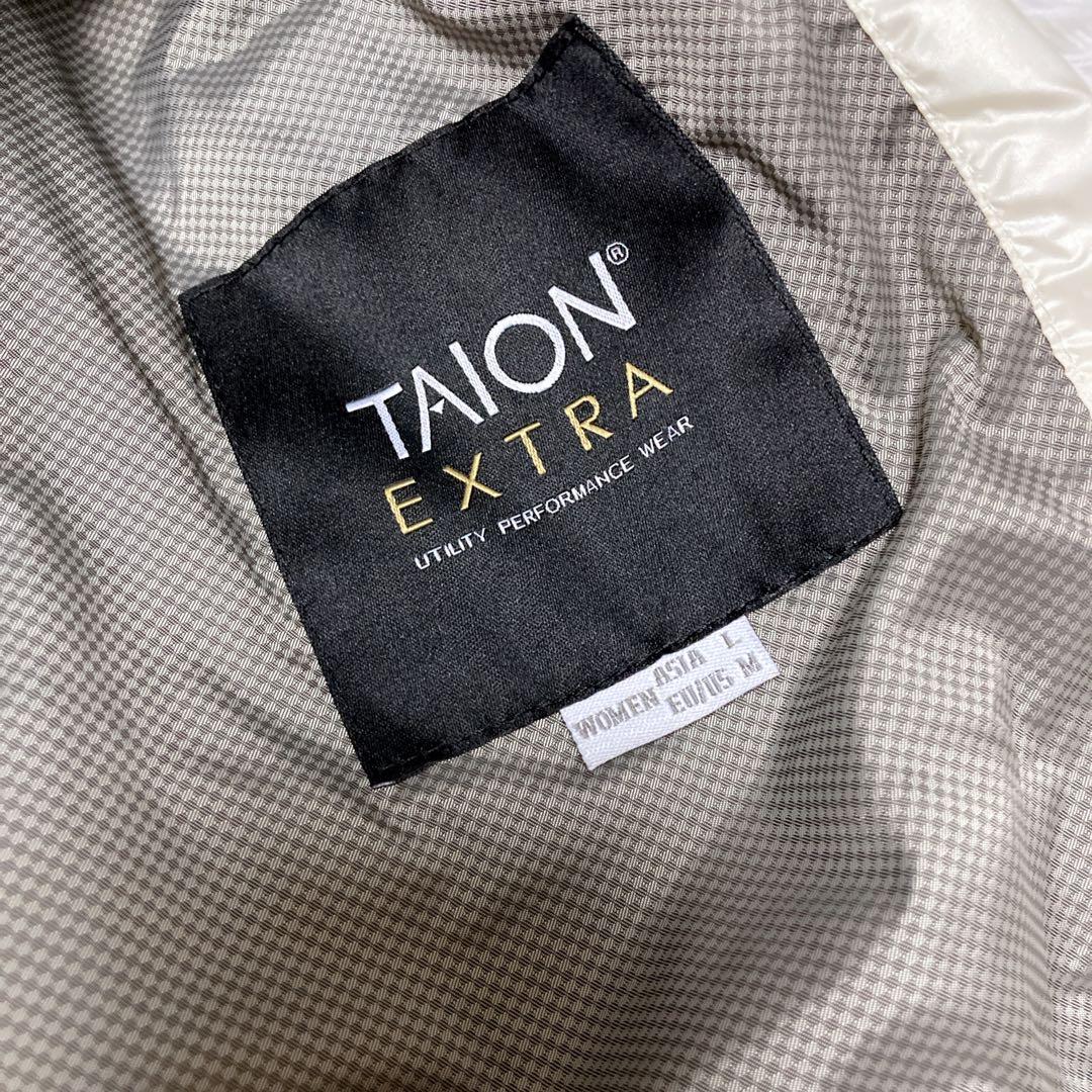 【新品タグ】TAION EXTRA ボレロダウンセット ロングダウン　白　L