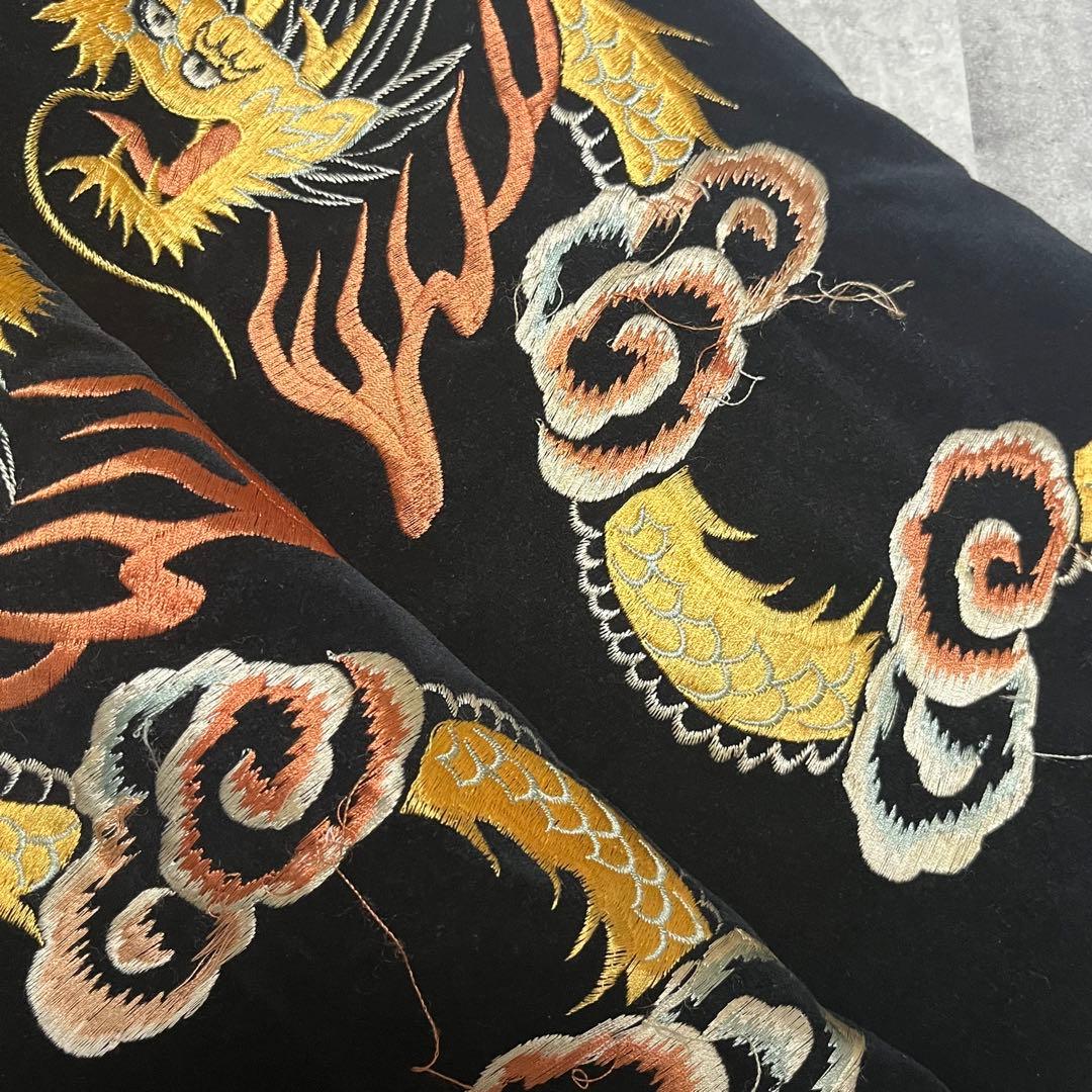 極希少 テーラー東洋 別珍　スーベニアジャケット キルティング 日本地図 L 鷹