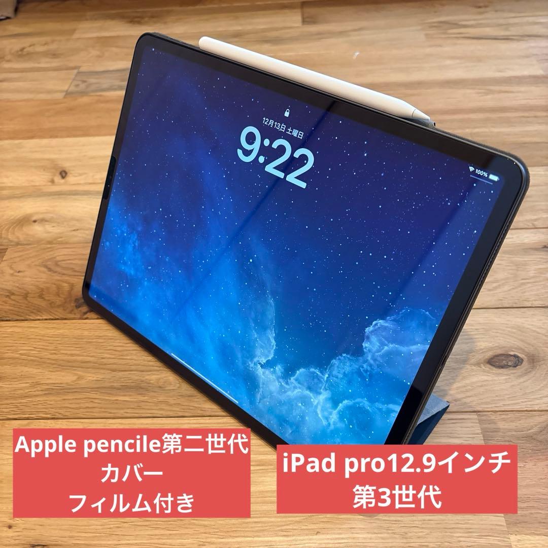 iPadPro12.9インチ (第3世代) 256GBApplepencil付き