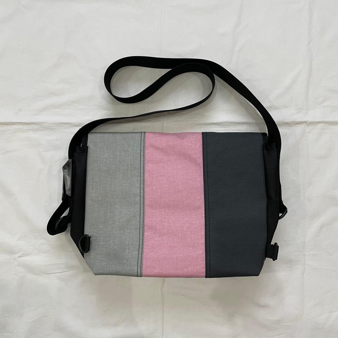【TIMBUK2】 メッセンジャーバッグ　ショルダー　ピンク×グレー　美品