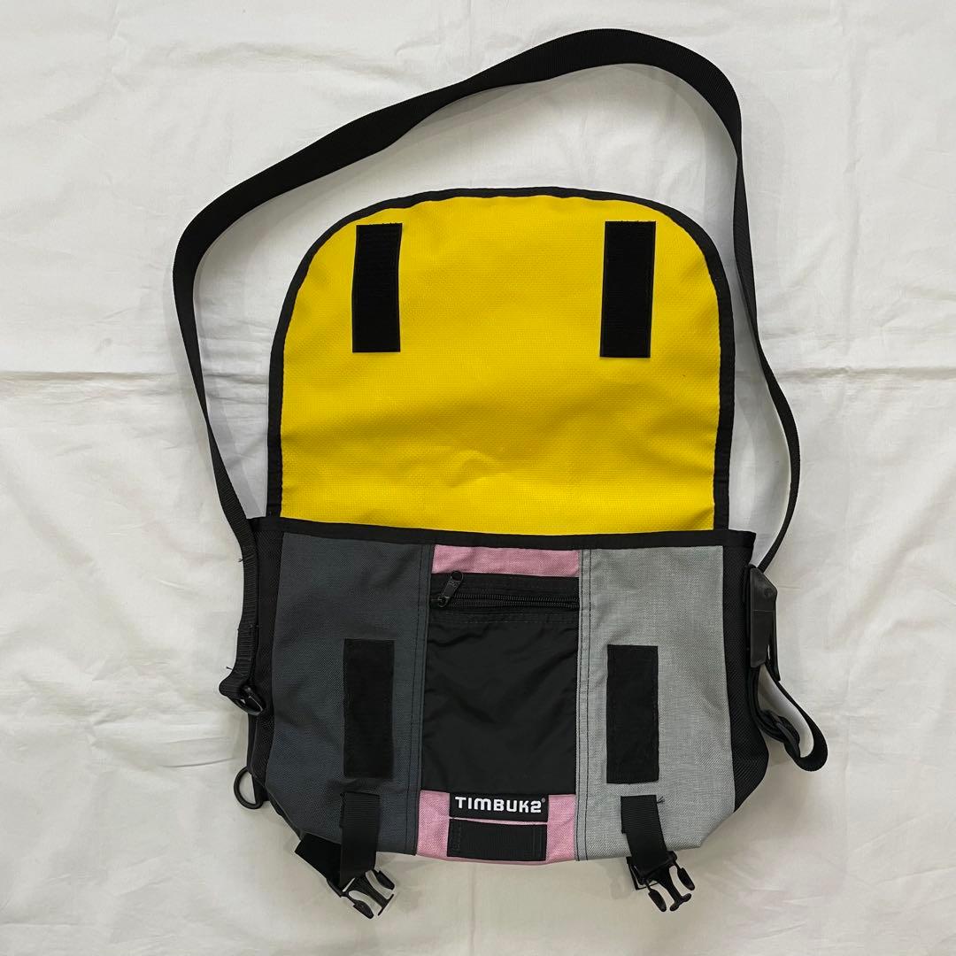 【TIMBUK2】 メッセンジャーバッグ　ショルダー　ピンク×グレー　美品