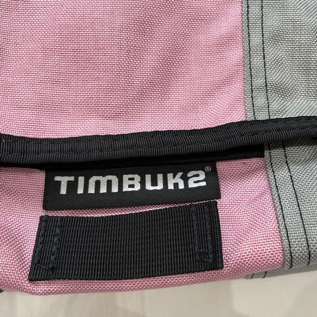 【TIMBUK2】 メッセンジャーバッグ　ショルダー　ピンク×グレー　美品