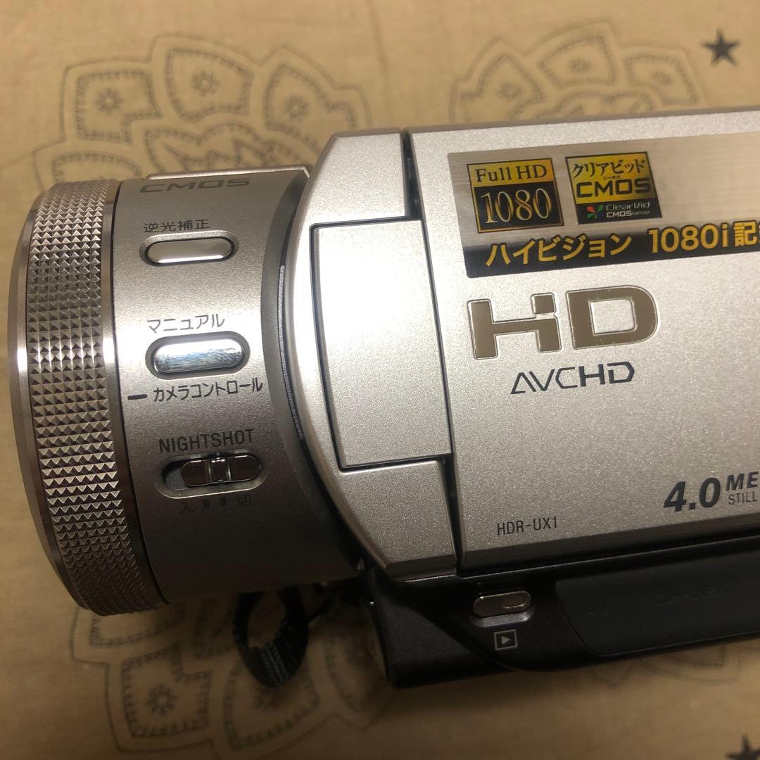 極美品 SONY HDR-UX1 ナイトショット機能付 ビデオカメラ