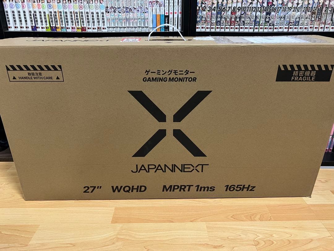 JAPANNEXT 27インチ 曲面 WQHD 165Hz 液晶モニター