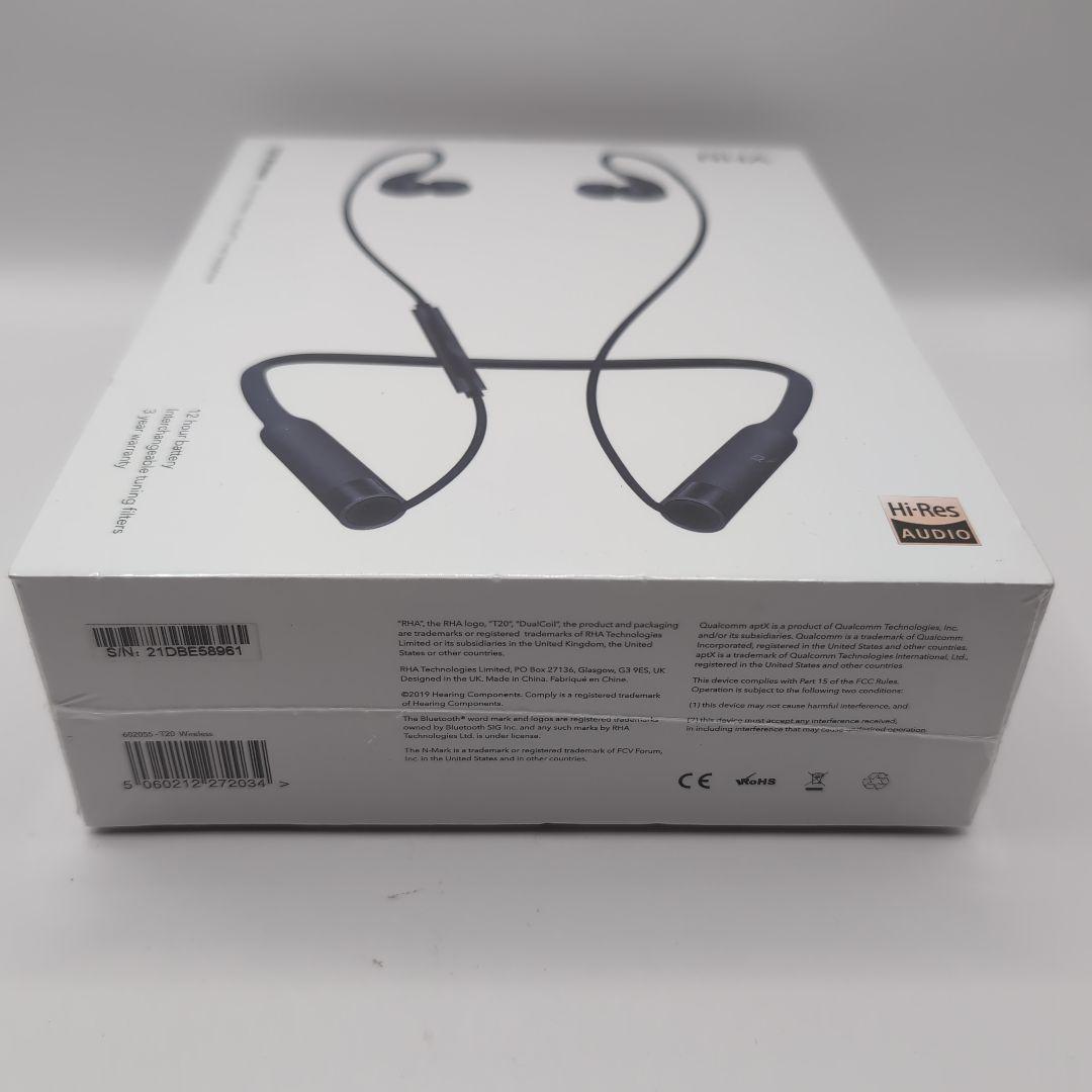RHA T20 WIRELESS BLACK　新品・未開封品