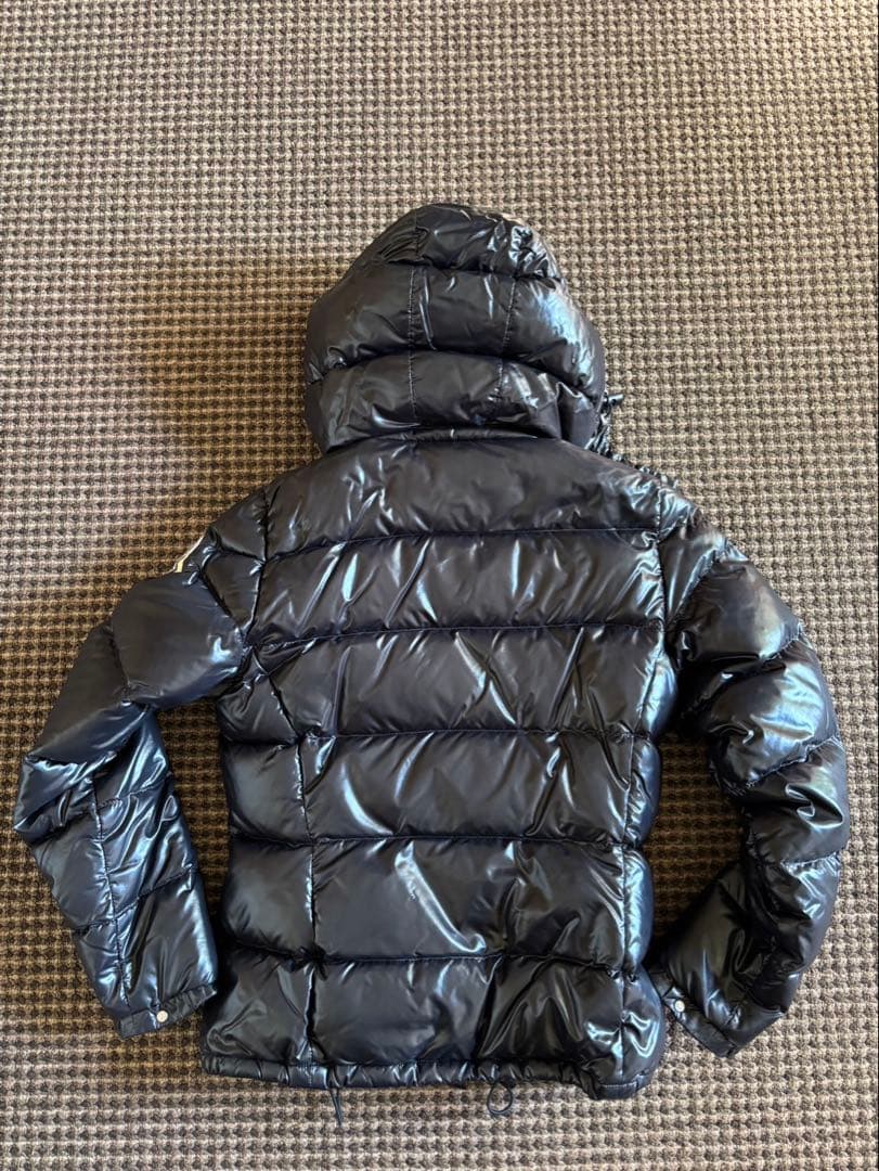 MONCLER ブラック ダウンジャケット サイズ00