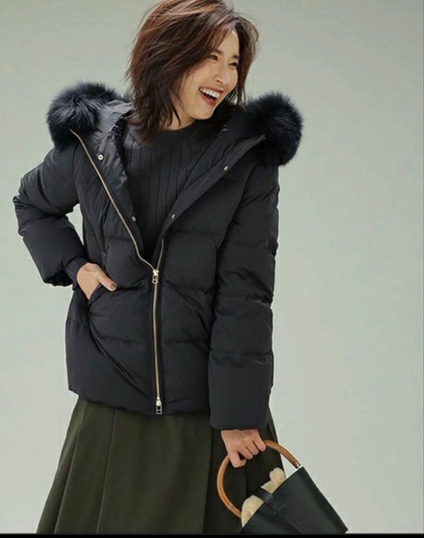 ナノユニバース　西川ダウン　フォックスファー