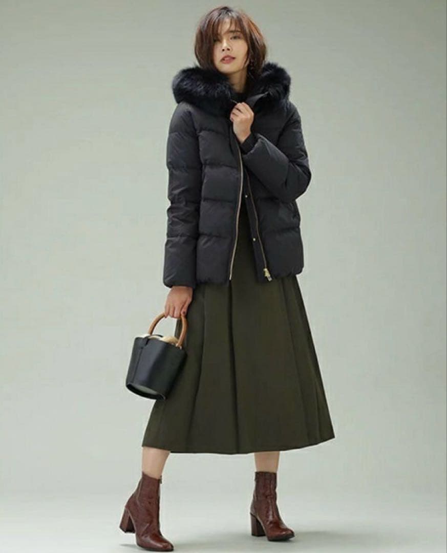 ナノユニバース　西川ダウン　フォックスファー