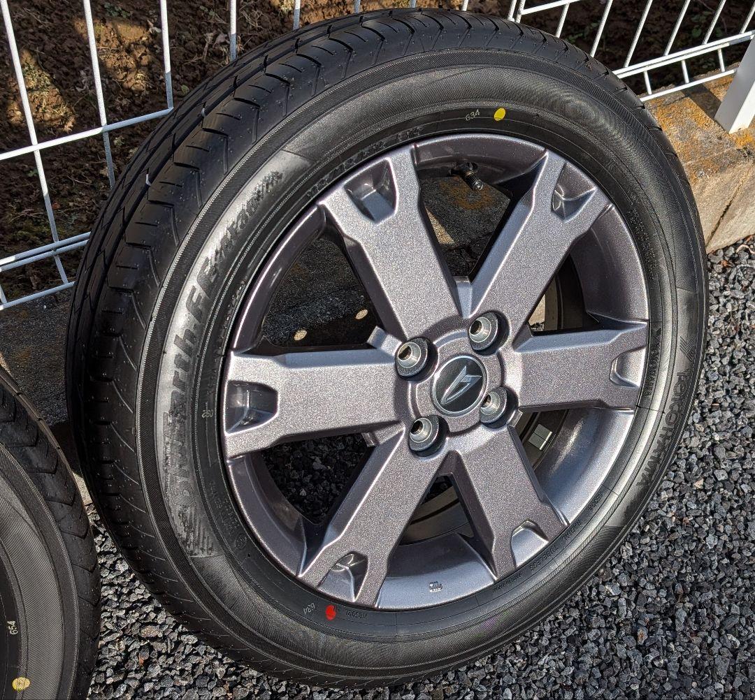 タフトダーククロムベンチャー新車外しタイヤセット