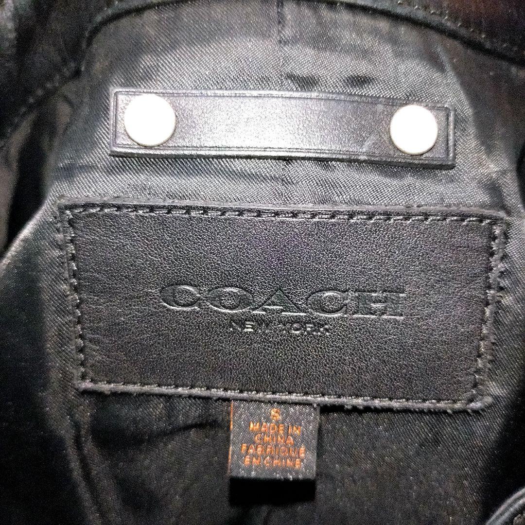 ✨美品✨COACH　シングルライダース　本革　レディース Lサイズ相当