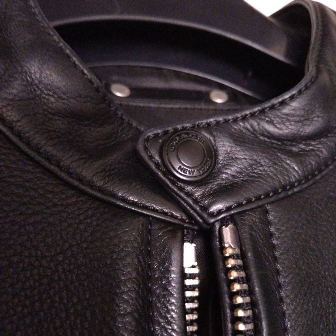 ✨美品✨COACH　シングルライダース　本革　レディース Lサイズ相当