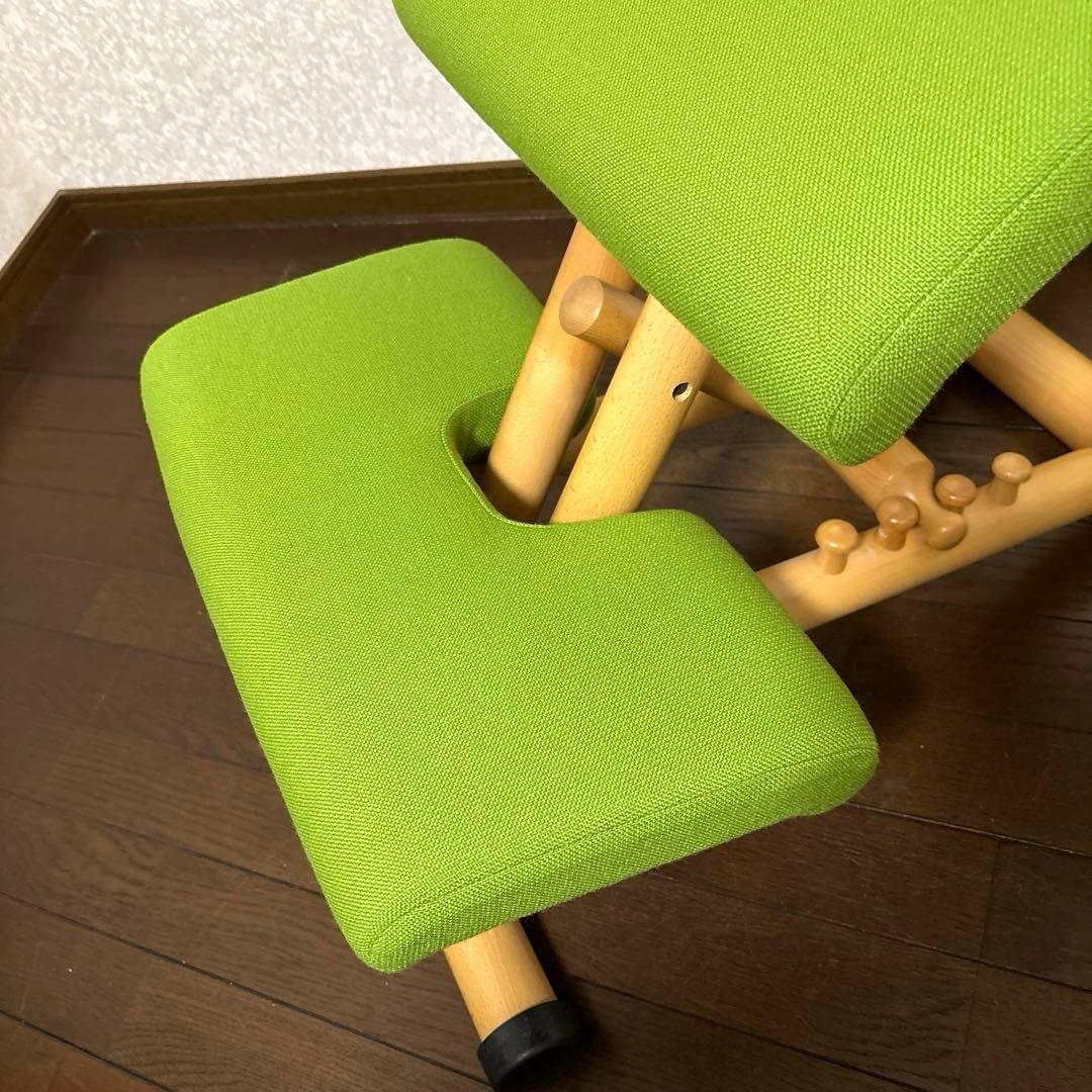 【美品】STOKKE VARIER バランスチェア ライム グリーン