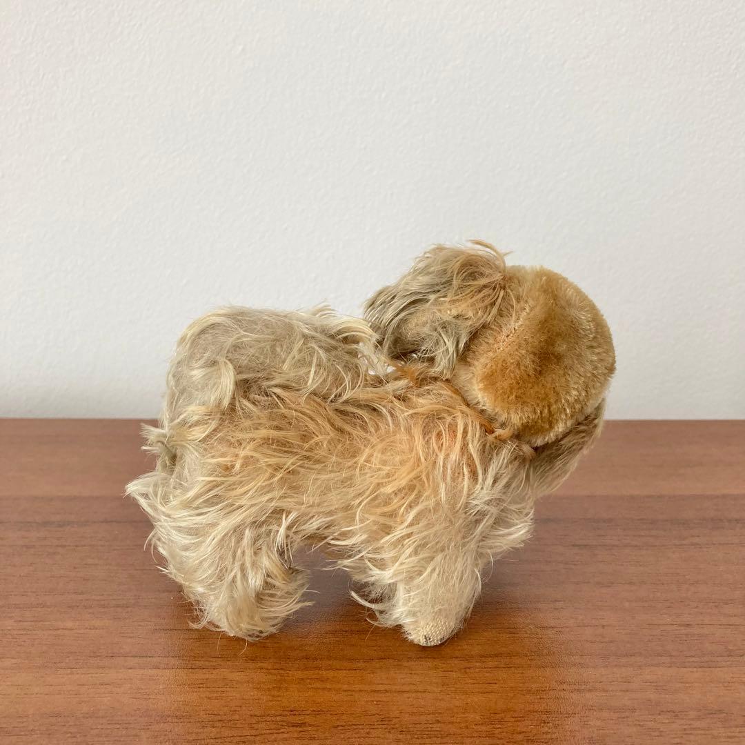 ペキニーズ　オールドシュタイフ　シュタイフ　犬　ぬいぐるみ　ドイツ　ヴィンテージ