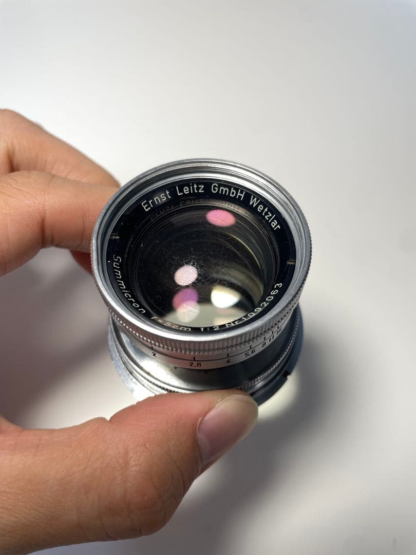 ライカ　ズミクロン M 50mm f2 沈胴　Leica summicron