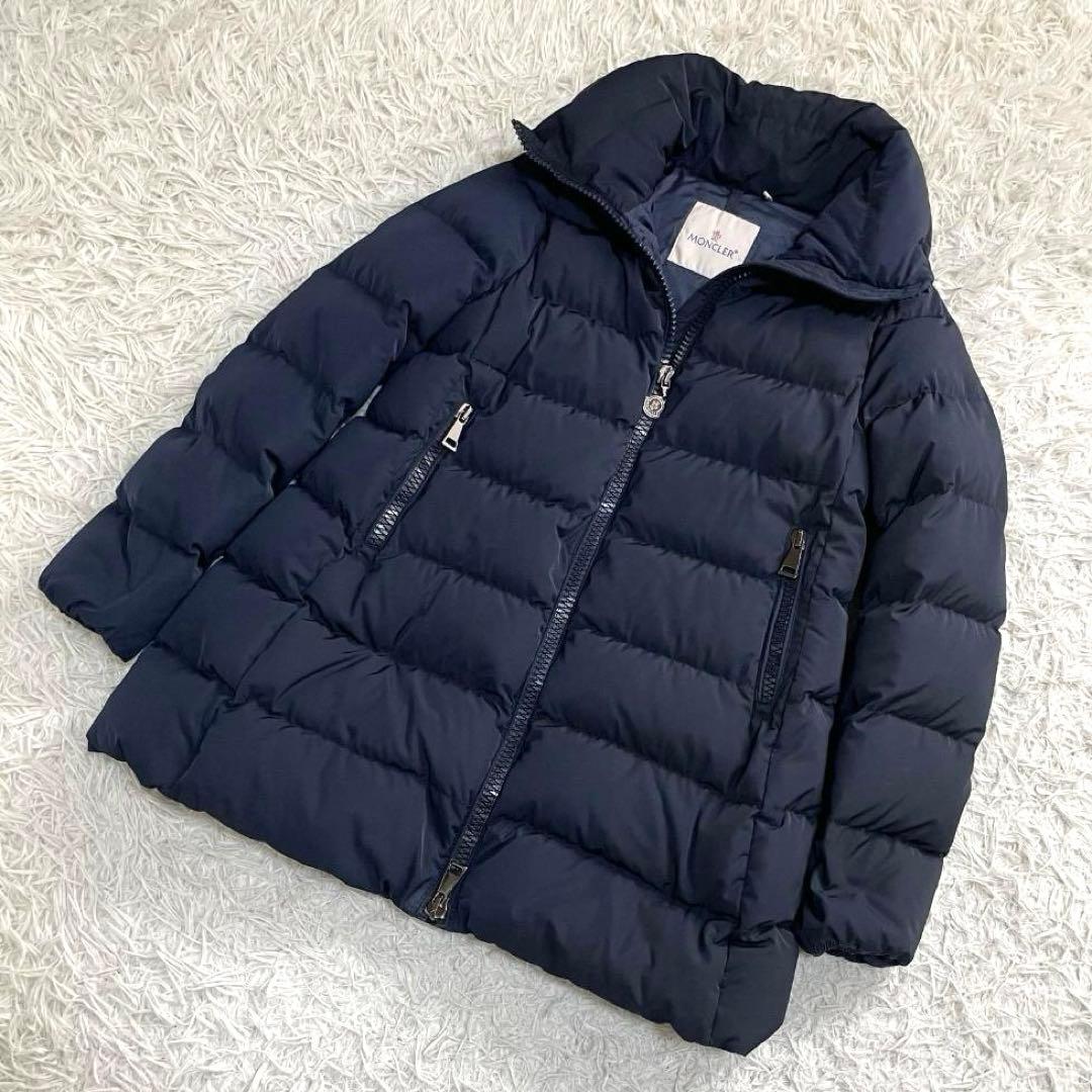 16463✨MONCLER petrea ロングダウンジャケット ネイビー