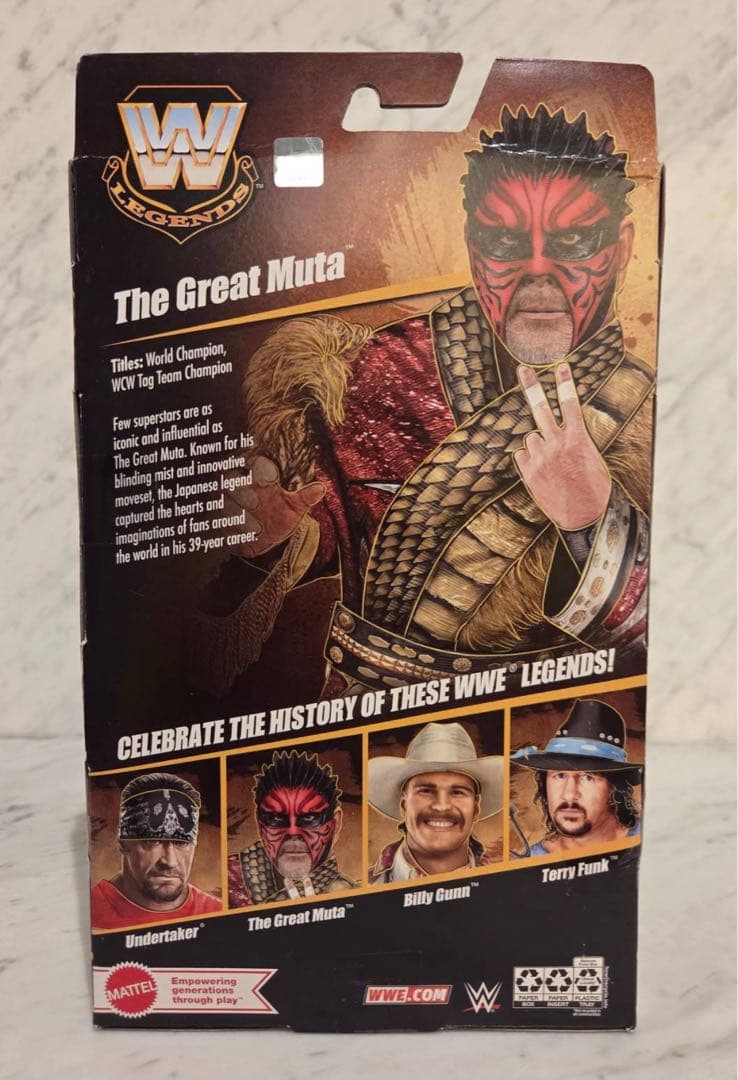 WWE マテル グレート ムタ プロレス フィギュア
