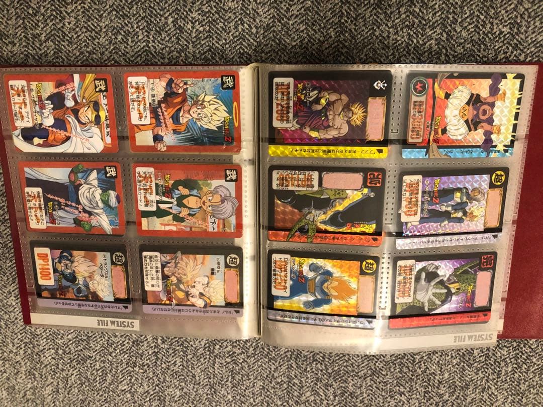 ホルダー付き旧ドラゴンボールカードダス52枚+ジャンボカードダス3枚