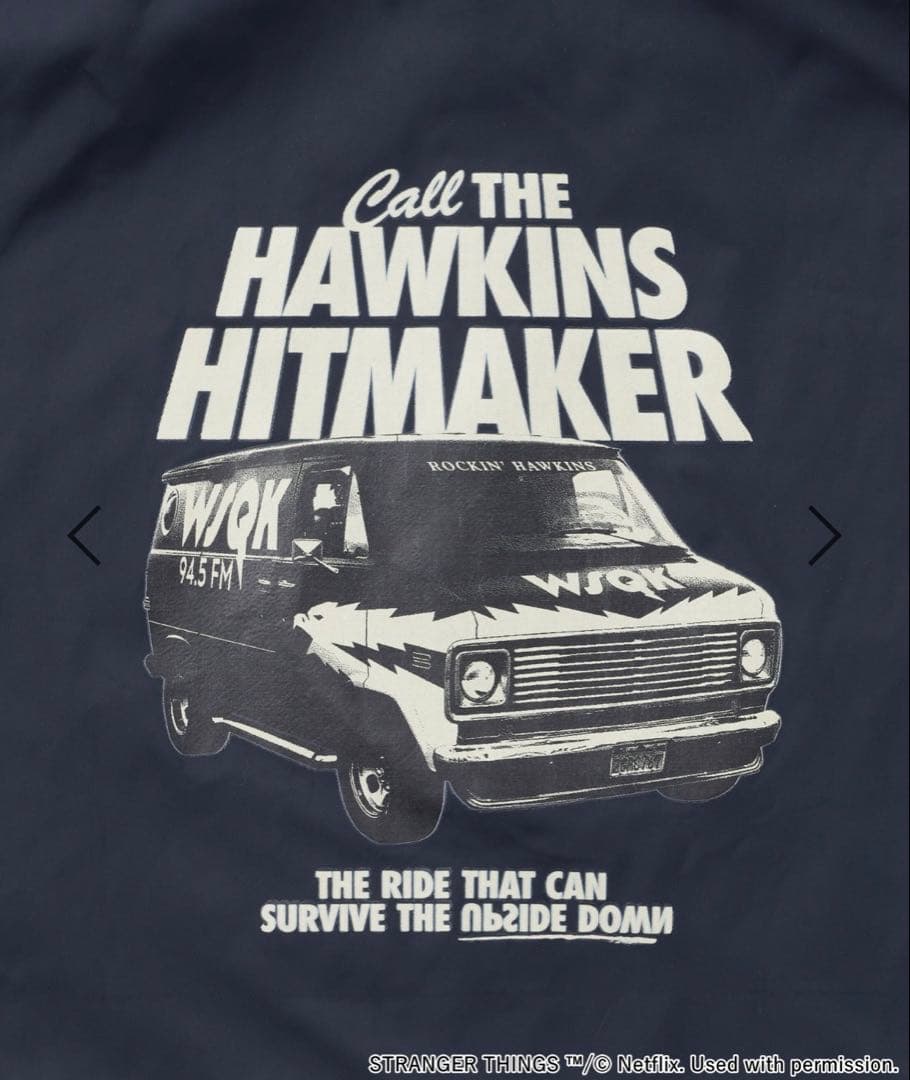 コラボアソートコーチジャケット　ニコアンド　ストレンジャーシングス