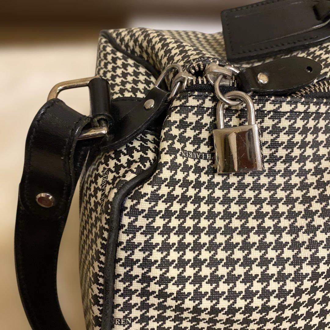 専用になりました。Ralph Lauren ボストンバッグ 千鳥格子旅行バック