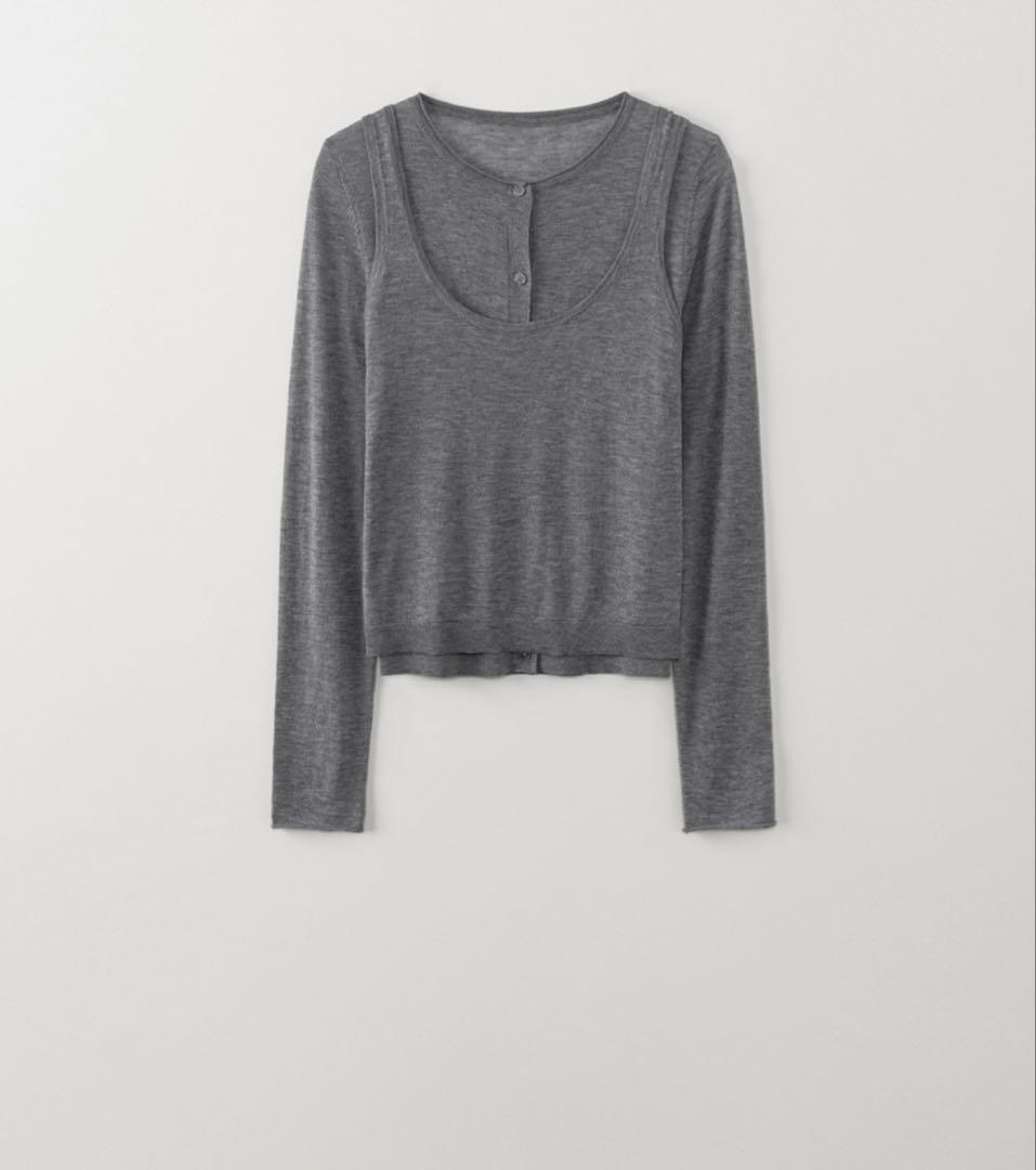 トップス OHOTORO Silk Valley Set Cardigan