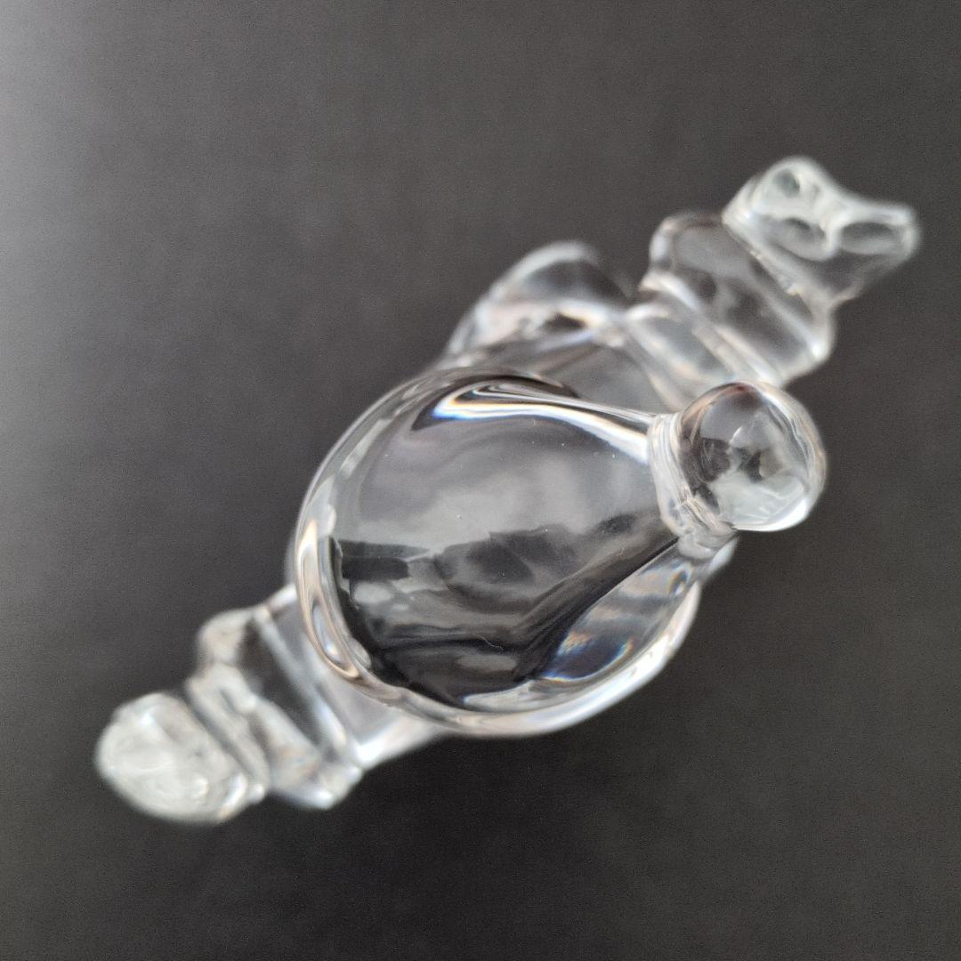 Baccarat バカラ スノボーに乗る サンタクロース フィギュア