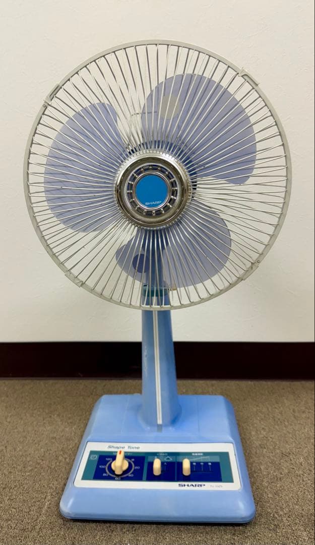 ✨レア✨昭和レトロ 扇風機 SHARP PJ-34ZS ビンテージ伸縮レバー付②