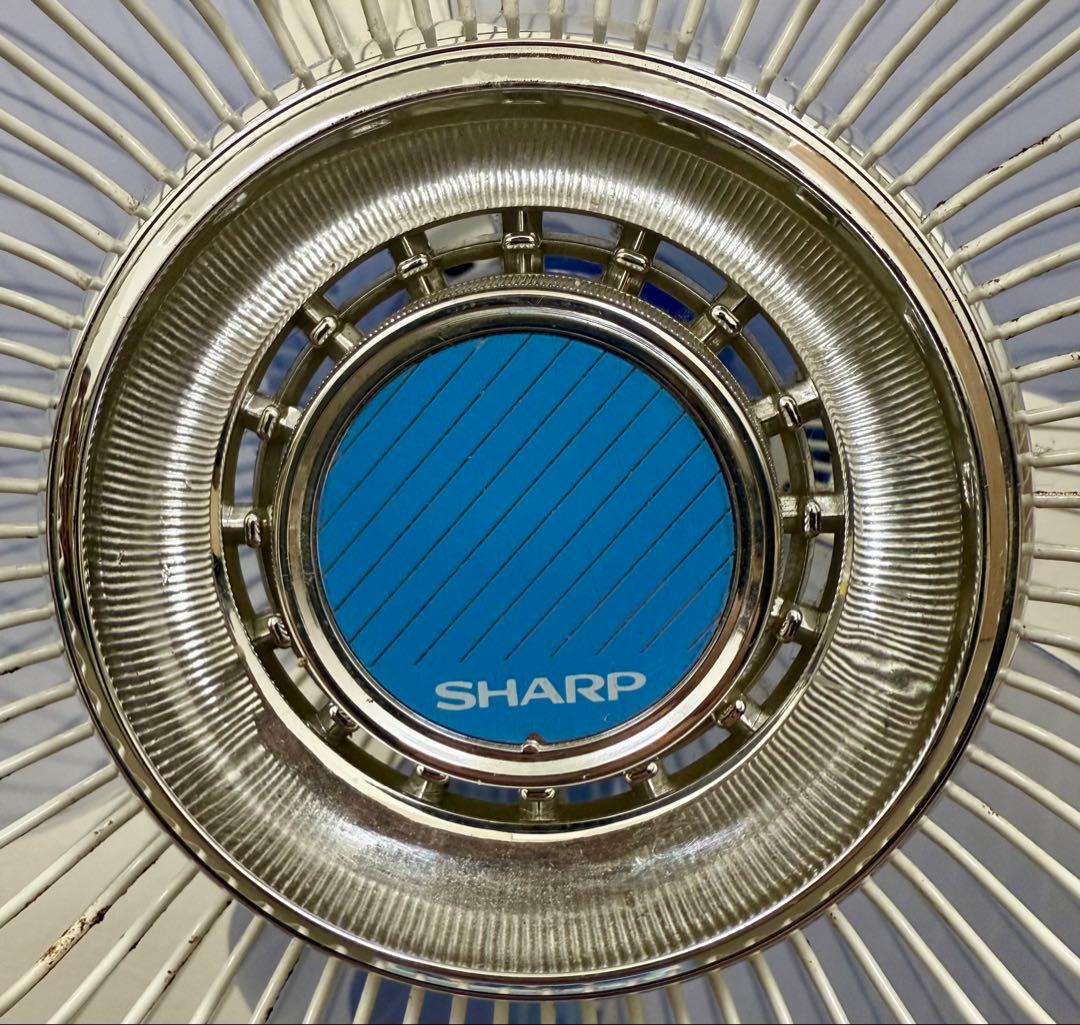 ✨レア✨昭和レトロ 扇風機 SHARP PJ-34ZS ビンテージ伸縮レバー付②