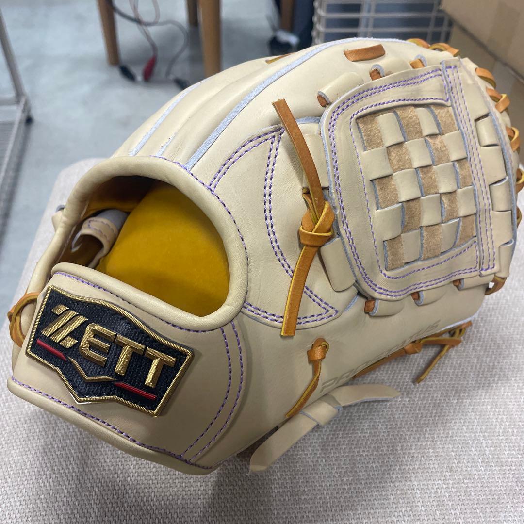 ZETT 硬式野球グローブ クリーム色