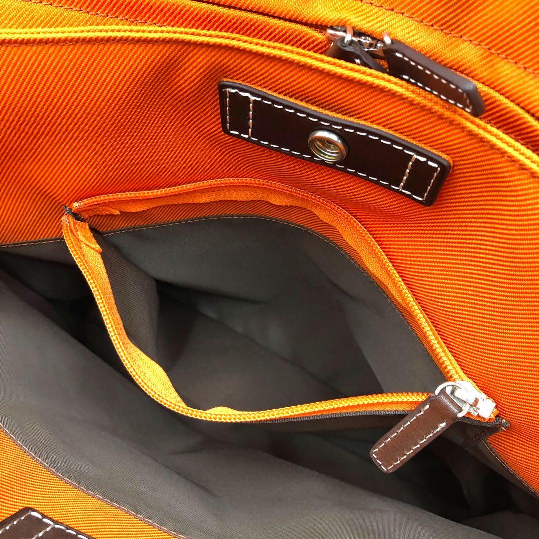 美品 SAZABY サザビー 2way ボストンバッグ ショルダーバッグ 鍵付き