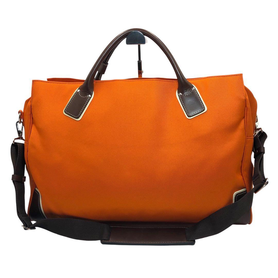 美品 SAZABY サザビー 2way ボストンバッグ ショルダーバッグ 鍵付き